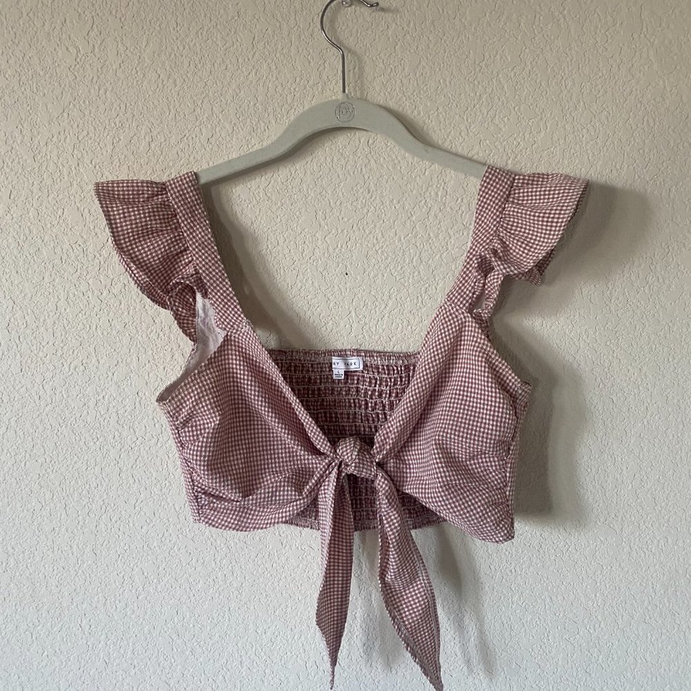 Blush Picnic Tie Top